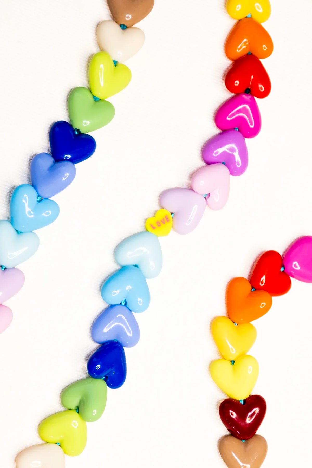 Flat Heart Gloss Phone Strap