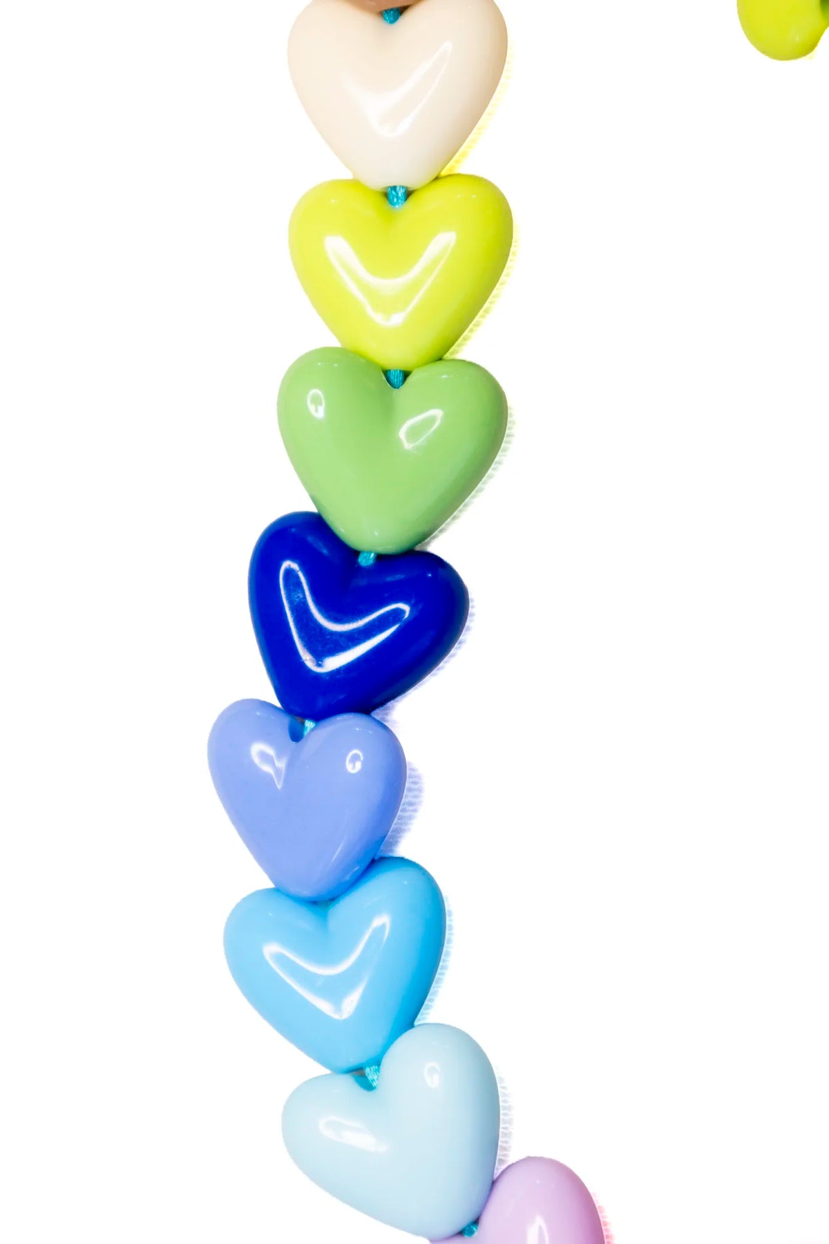 Flat Heart Gloss Phone Strap