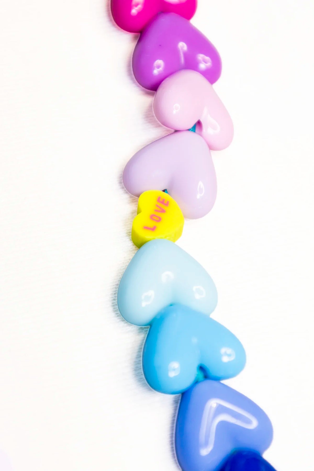 Flat Heart Gloss Phone Strap