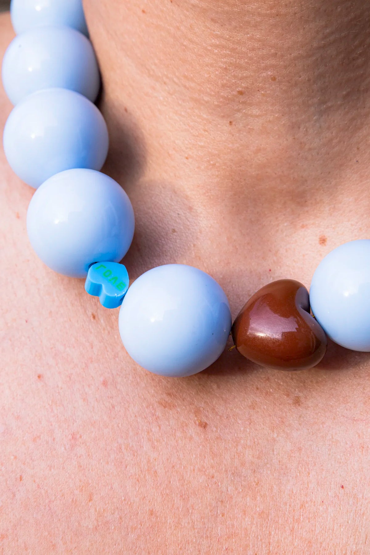 Light Blue Bubble Necklace