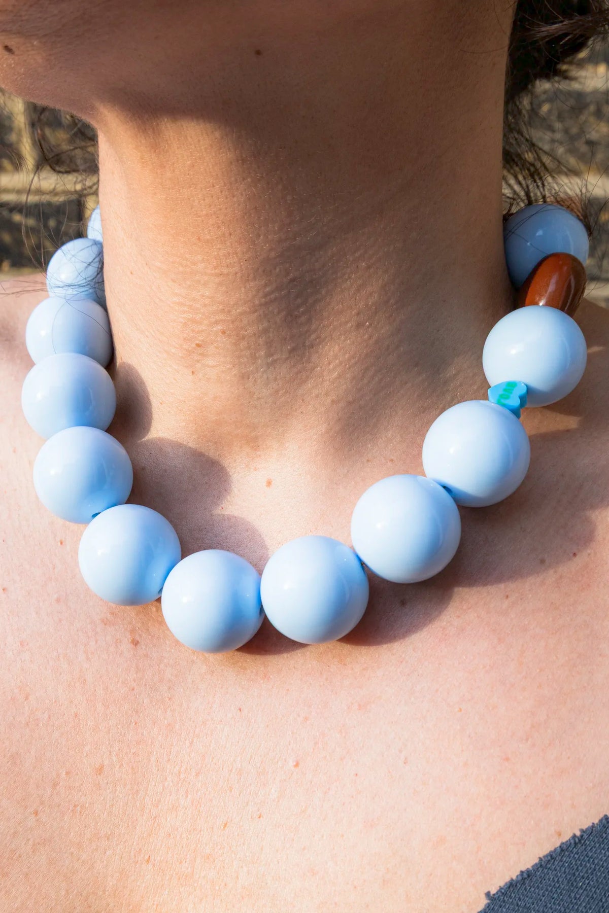 Light Blue Bubble Necklace